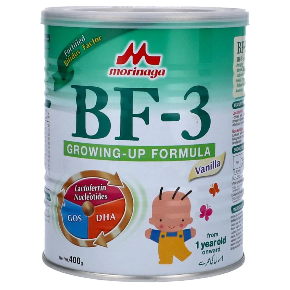 BF3400g.png Morinaga Bf Grow 3 Growing up Formula Milk 400gm - Image 1