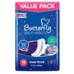 Butterfly Maxi Thick | Long | 18 pads