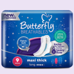 Butterfly Maxi Thick Net Mesh | Long | 9 pads