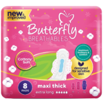 Butterfly Maxi Thick cottony | X-Long | 8 pads