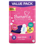 Butterfly Maxi Thick cottony | Long | 18 pads