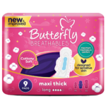Butterfly Maxi Thick cottony | Long | 9 pads