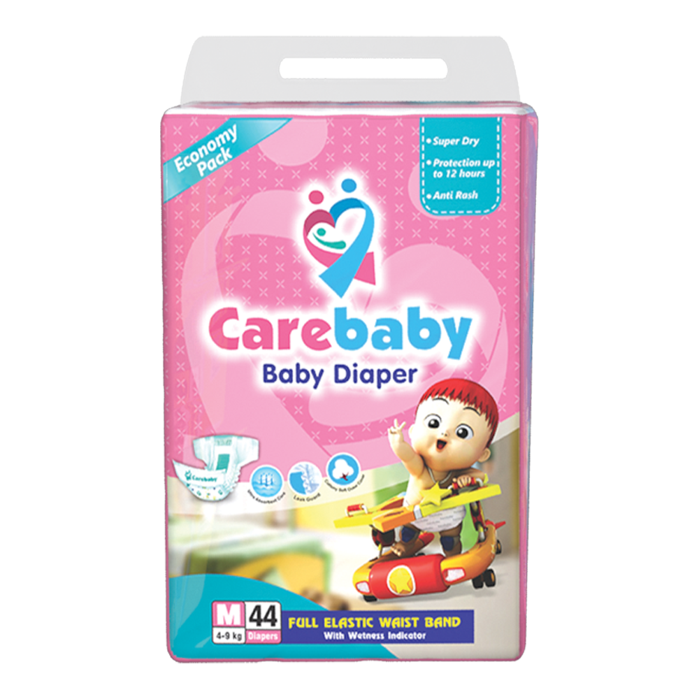 CarebabyMedium44pcs.png Carebaby Diapers Medium | Size 3 | 44 Pcs - Image 1