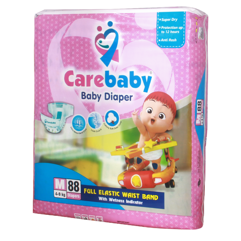 CarebabyMedium88pcs.png Carebaby Diapers Medium | Size 3 | 88 Pcs - Image 1