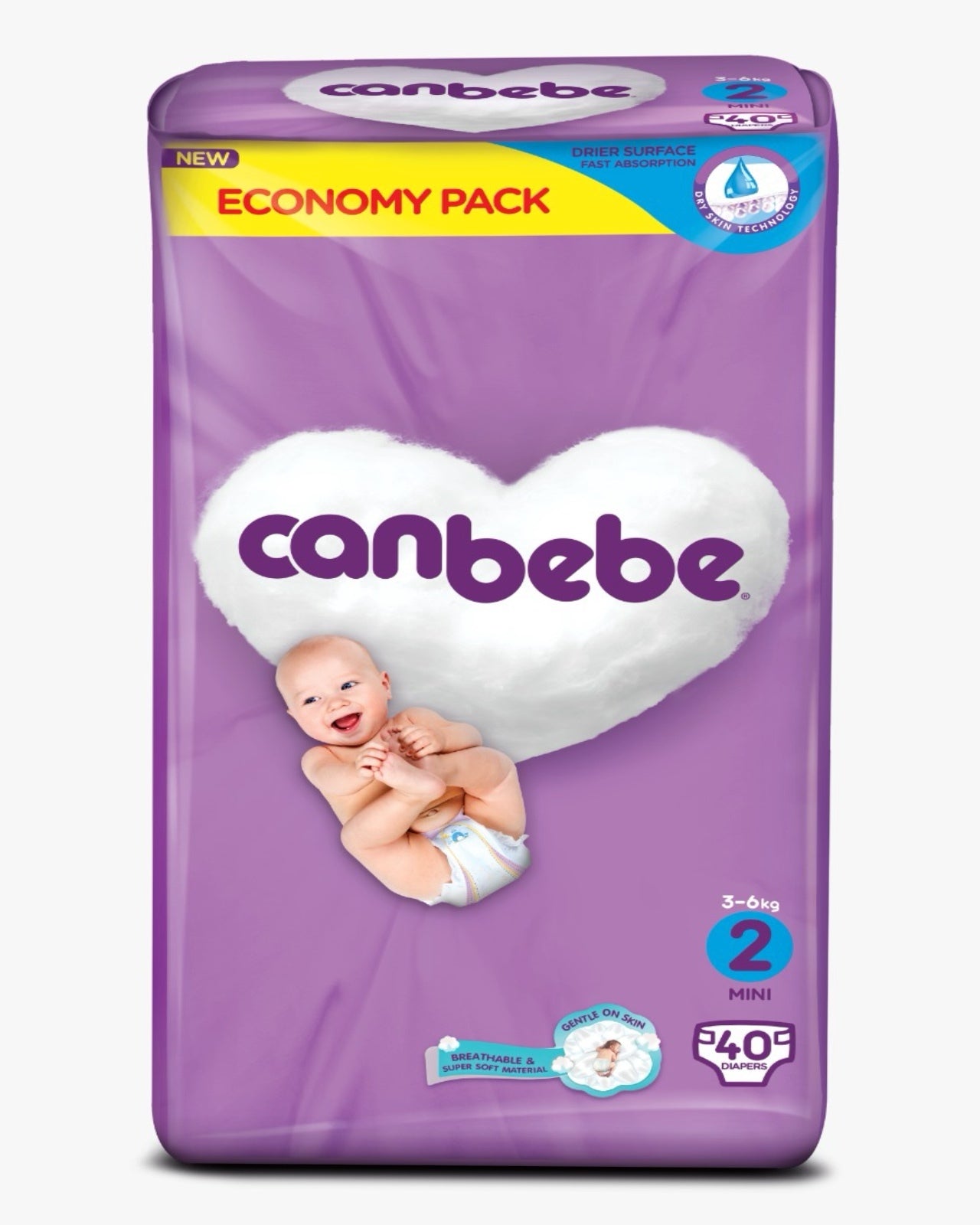 IMG_2509.jpg Canbebe Diapers Small | Size 2 | 40 Pcs - Image 1