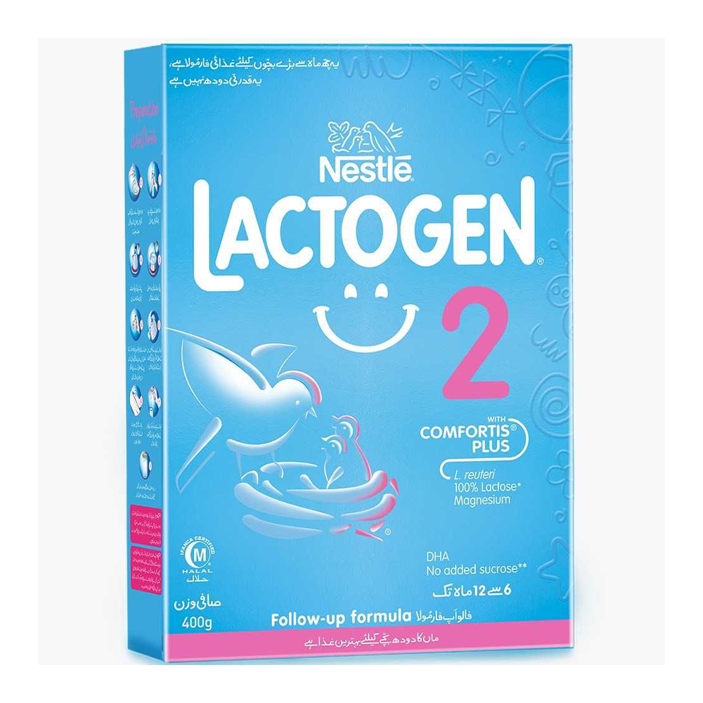 Lactogen2400g.png Nestle Lactogen 2 | 400gm | Follow Up Formula - Image 1