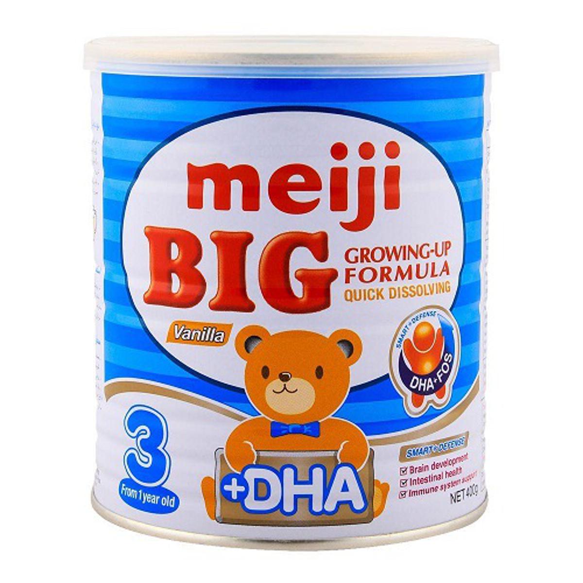 MeijiBIG3GrowingUpFormulaMilk400g.jpg Meiji BIG 3 Growing Up Formula Milk | Tin Pack | Size 400gm - Image 1