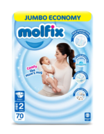 Molfix Diapers Small | Size 2 | 70 Pcs - Image 2