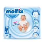 Molfix Diapers Medium | Size 3 | 28 Pcs