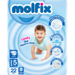 Molfix Diapers XL | Size 5 | 22 Pcs