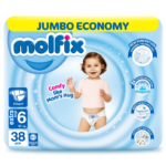 Molfix Diapers XXL | Size 6 | 38 Pcs