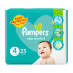 Pampers Diapers Large | Size 4| 25 Pcs