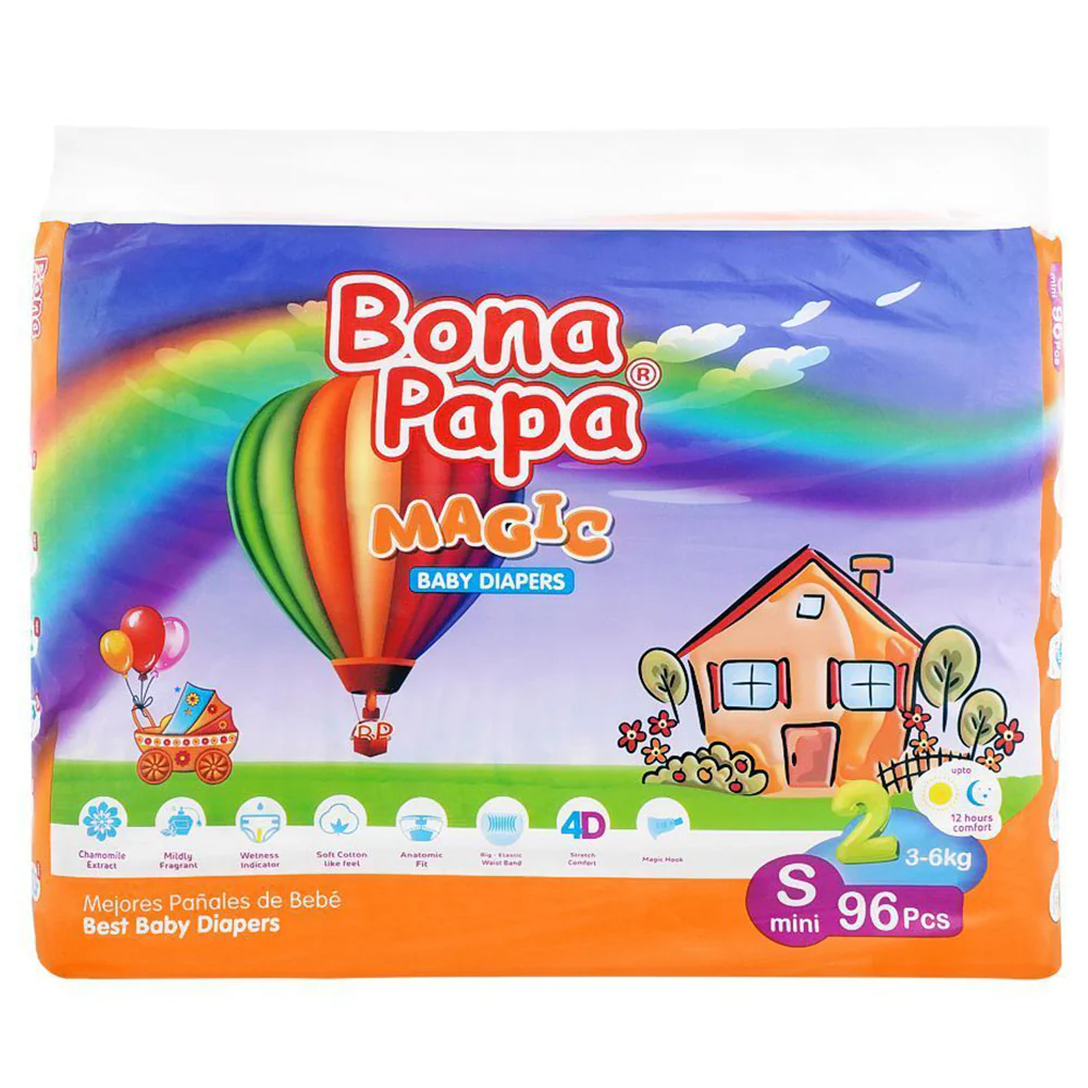 bonapapasize2 Bona Papa Diapers Small | Size 2 | 96 pcs - Image 1